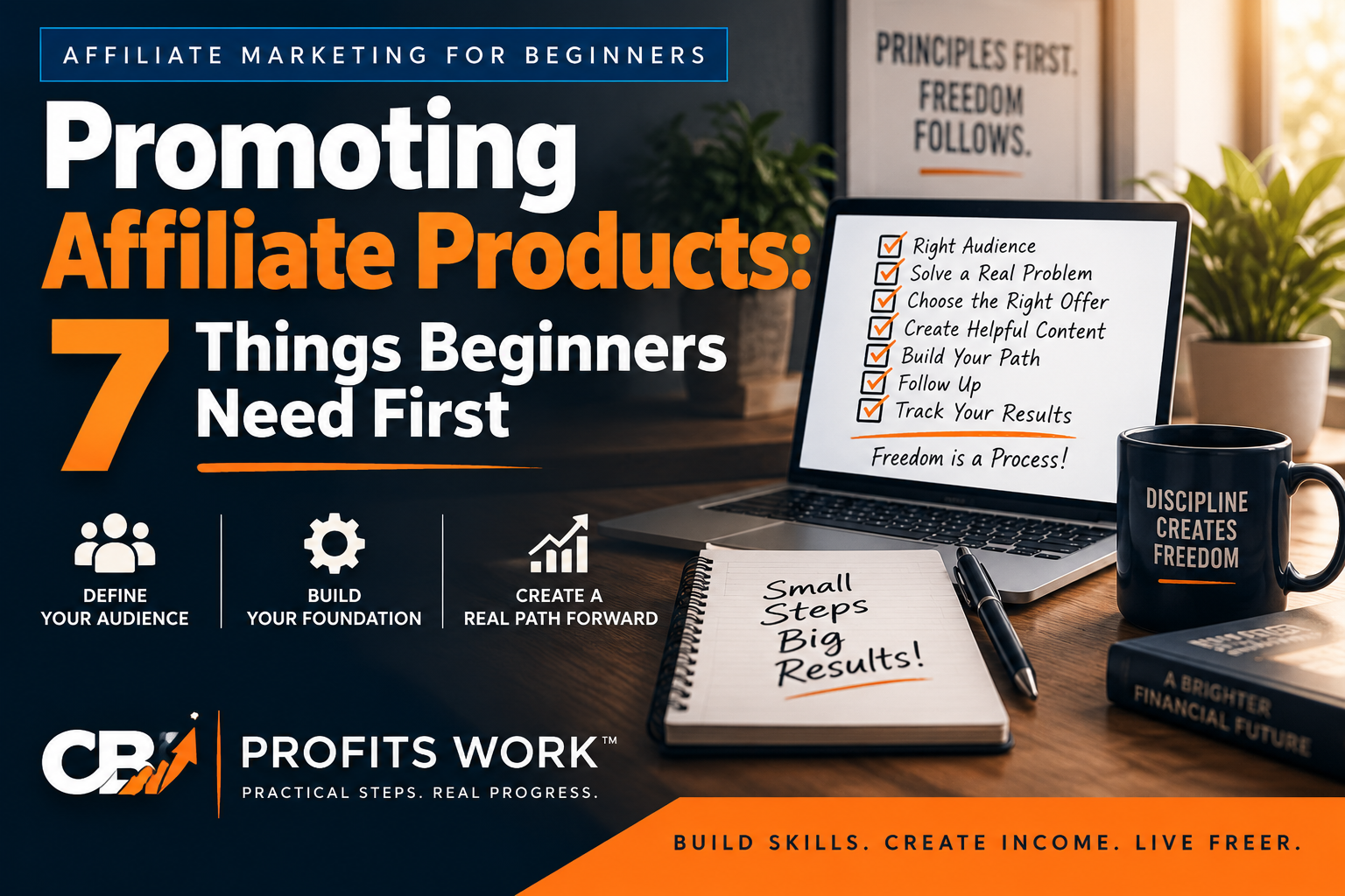 Promoting affiliate products: 7 things beginners need first to build a strong affiliate marketing foundation